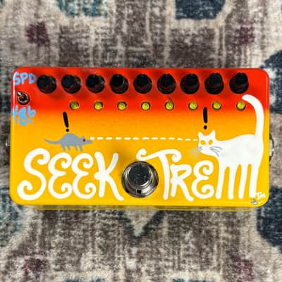Zvex Seek Trem 10th Anniversary Hand Painted Tremolo Guitar Effect Pedal W/ Original Box! image 2