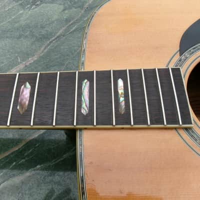 1980 Yairi YW-600 Dreadnought Guitar New Jacaranda Natural+vintage Hard Case image 24