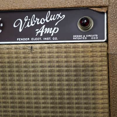 1963 Fender Brownface Vibrolux Amp UK Export Version - From Selmer, One Owner image 8
