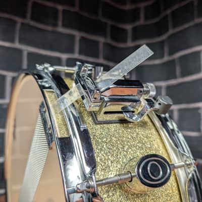 PDP by DW CX 14x5 Maple Snare Drum – Gold Sparkle • 2000s Era • Maple Shell • DW‑Inspired Hardware • Shows Light Wear image 10