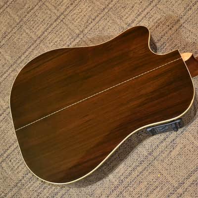 Parkwood PW560 Acoustic Guitar. Solid woods. Dove tail. Fishman Prefix. Hardshell case. Excellent. image 7