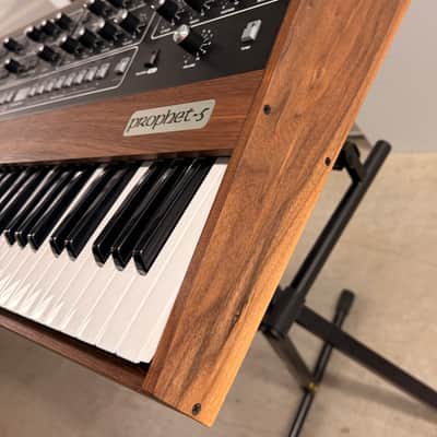 Sequential Prophet-5 61-Key 5-Voice Polyphonic Synthesizer 2020 - Present - Black with Wood Sides image 3