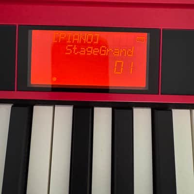 Roland GO:KEYS GO-61K 61-Key Keyboard Red w/ Power Supply & Manual Tested image 3