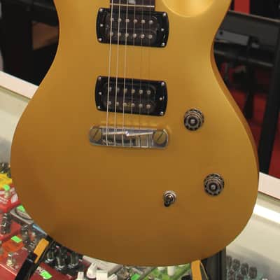 PRS SE CE-24 Standard Stoptail Satin Electric Guitar Metallic Gold w/Gigbag 5lbs 15oz image 2