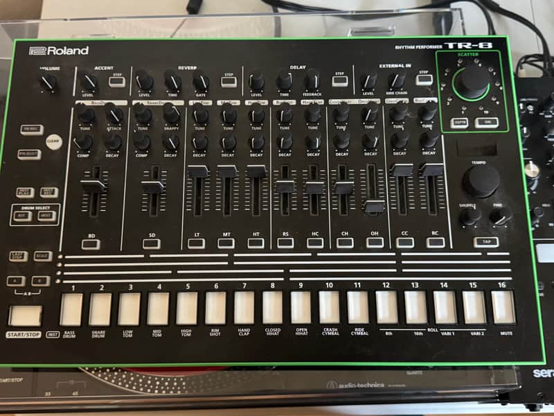 Roland AIRA TR-8 Rhythm Performer Drum Machine 2014 - Present - Black image 1