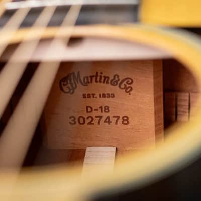 Martin D-18 Standard Series Acoustic Guitar with Hardshell Case image 13