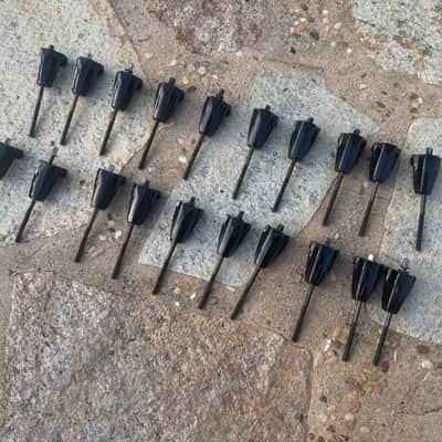 20x Pack World Max Die Cast Bass Drum Claw + tension rods – Black Nickel image 1