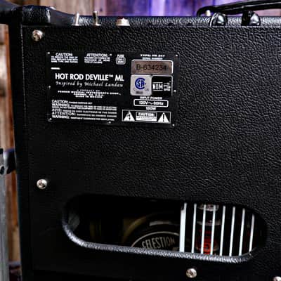 Fender Hot Rod DeVille ML 212 Michael Landau Signature 2-Channel 60-Watt 2x12" Guitar Combo w/ Footswitch image 14