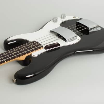 Fender  Precision Bass Solid Body Electric Bass Guitar (1974), ser. #620932, black tolex hard shell case. image 7