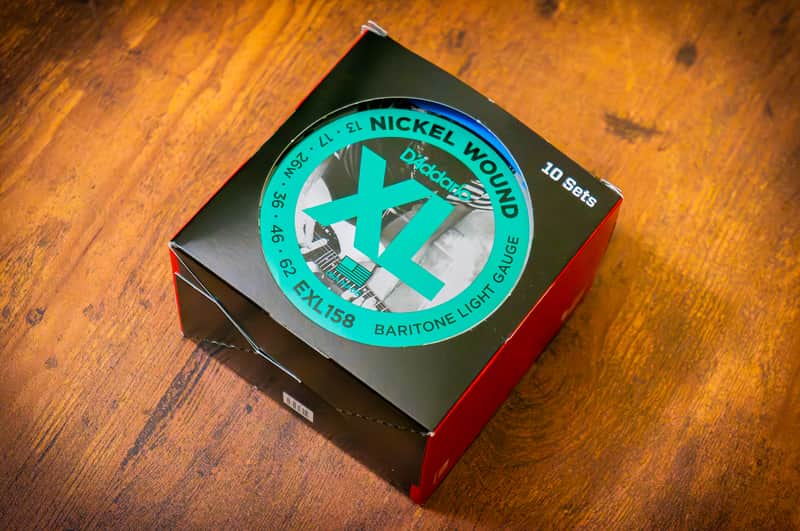 10 SETS - D'Addario EXL158 Nickel Wound Light Baritone Electric Guitar Strings, 13-62 (Brand New/Sealed) image 1