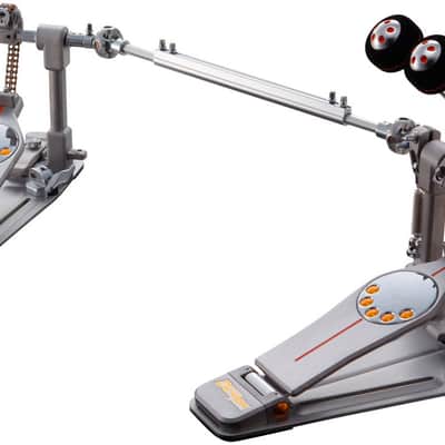 Pearl P3002C Eliminator Demon Chain Drive Double Bass Drum Pedal +Two Wood Beaters Authorized Dealer image 2