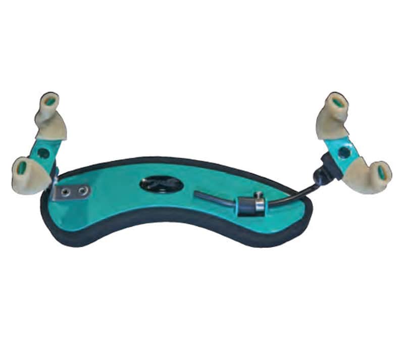 Wolf Forte Secondo Coloured Shoulder Rest for Violin in Green Emerald (3/4 - 4/4) image 1