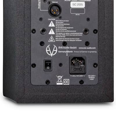 EVE AUDIO SC205 aktiv (Stück) 100Watt/5Zoll Studiomonitor schwarz image 2