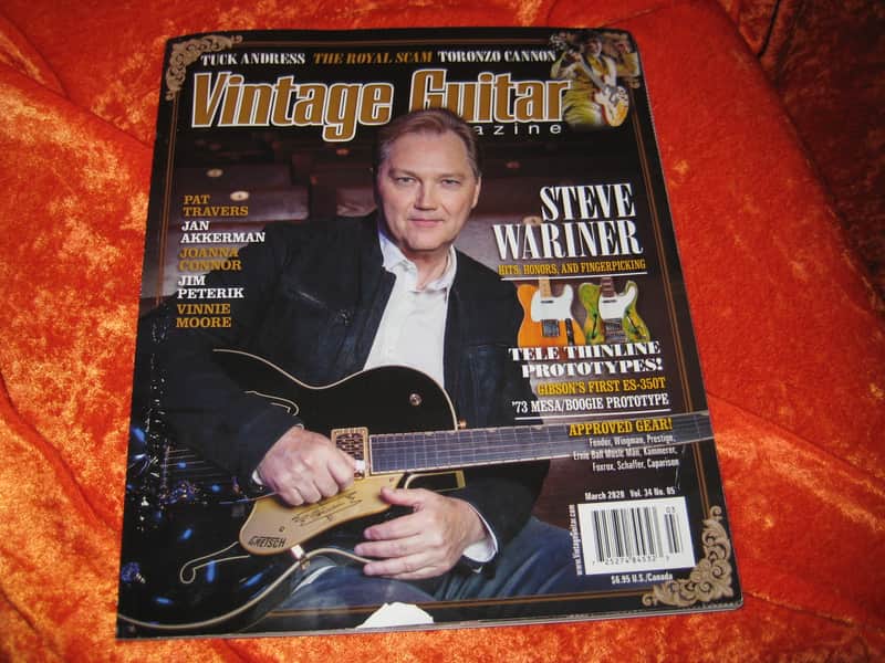 Vintage Guitar Magazine From March 2020 Steve Wariner Issue image 1