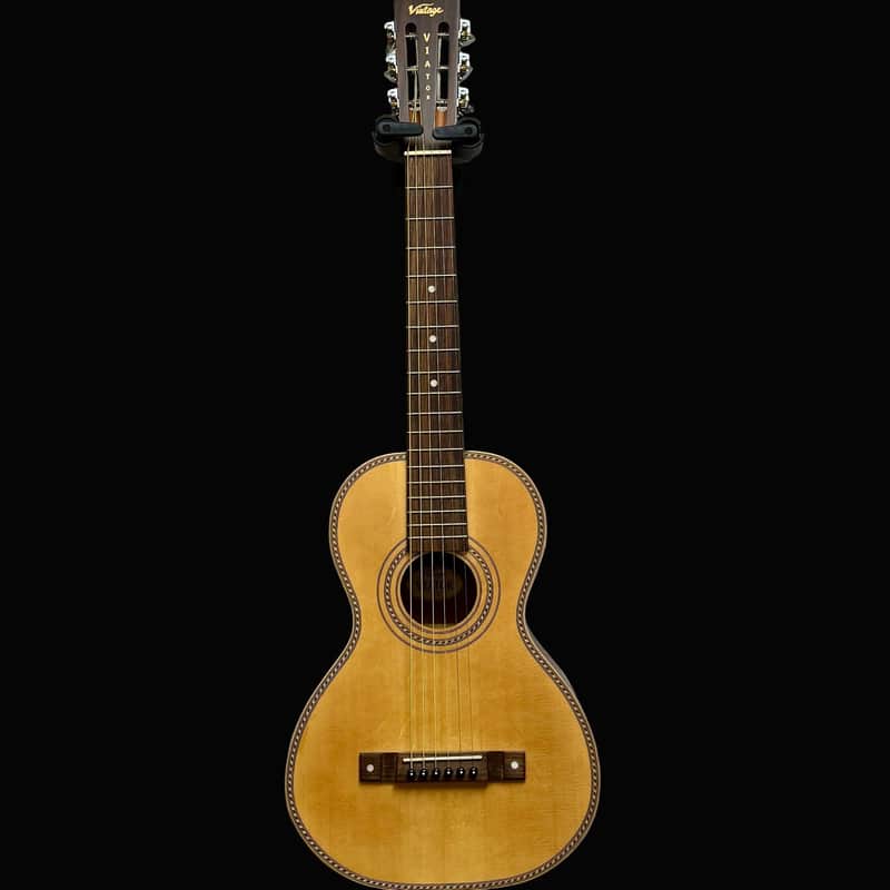 Used Vintage Series Paul Brett Acosutic Travel Guitar VTR800PB w/Bag TFW3033