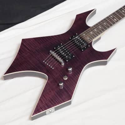 BC RICH Revenge Warlock GUITAR Trans Purple - Widow Headstock - Humbuckers - NEW image 2