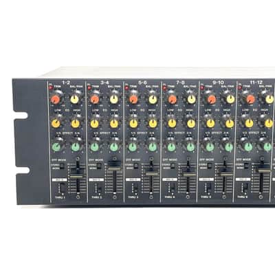 TASCAM MM-200 16-Channel Rackmount Keyboard / Line Mixer 1980s Black image 2