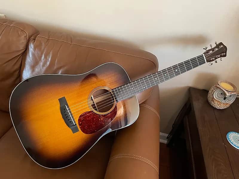 Henderson Wayne D-18 Sunburst Adi/Honduran Mahogany VIDEO image 1