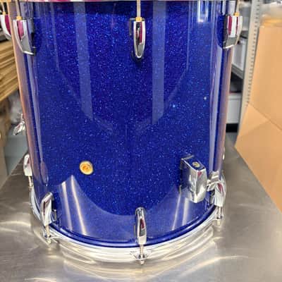 Pearl Masters premium legend MPL Floortom 16x16” 2012 - #Navy sparkle blue image 4
