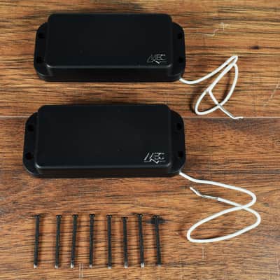 MEC M 60160 Passive Vintage Soapbar Humbucker Bass Pickup Set Used image 3