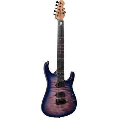 STERLING BY MUSIC MAN JP157DFM-PNB-E2-WB John Petrucci JP15 - John Petrucci JP157D Flame Maple Purple Nebula image 1