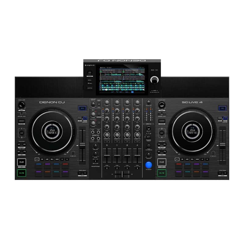 Denon DJ SC LIVE 4 4-Deck Standalone DJ Controller - Open Box Mint image 1