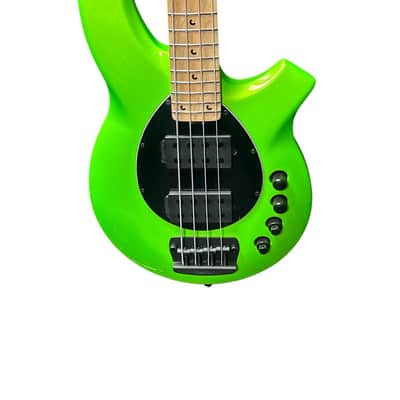 Ernie Ball Music Man Bongo 4 String HH, Mantis Green / Maple *IN STOCK* image 3