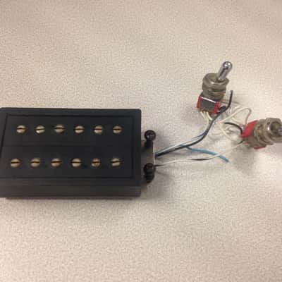 1981 Seth Lover Fender Lead 1 Stacked Humbucker Pickup w/ switches image 1