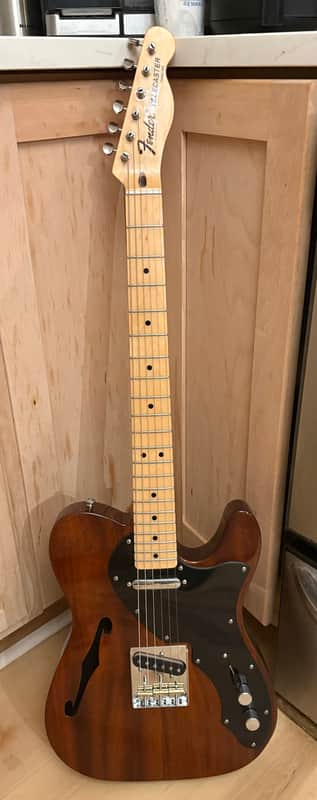 Squier Classic Vibe Telecaster Thinline 2009 First Year Upgrades Fender 60s Alnico Bridge Pickup Gotoh Japan Alnico Neck PUP Ping Tuners CTS Pots image 1