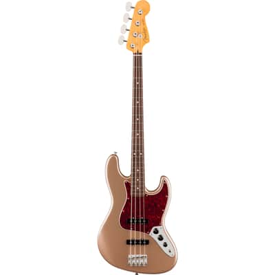 Fender American Professional Classic Jazz Bass RW Faded Firemist Gold - 4-String Electric Bass image 1