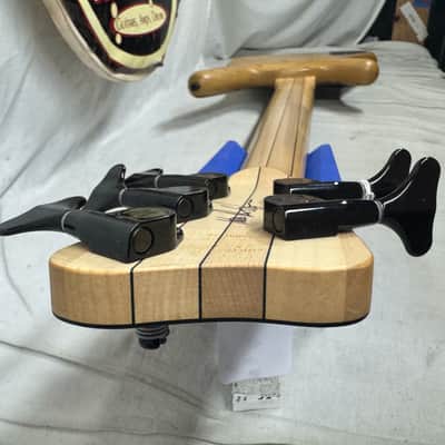 Warwick Limited Edition #39 of 100 Teambuilt Corvette $$ Double Buck 5-String Bass 2019 - Natural Transparent Satin Multicolor image 25