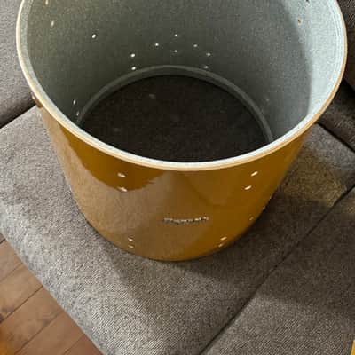 Rogers Holiday Tom Shells - 13” and 16” 1960s - Walopus Champagne Sparkle (Looks more like Sahara Sparkle) image 7