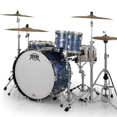 Pearl President Deluxe Ocean Ripple 3pc Shell Pack 24x14 13x9 16x16 Drums | Authorized Dealer image 10
