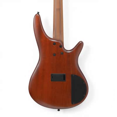 Ibanez SR500ALMHL Left-Handed (Lefty) 4-String Electric Bass – Mahogany Brown Burst Low Gloss image 5