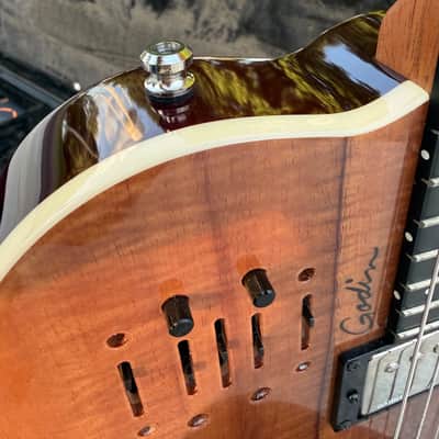 Godin A6 Ultra Koa HG Limited Edition Semi-Hollow 2010s - High-Gloss Natural image 15
