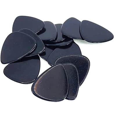 15-Pack Squier Modders 1.32mm Thick Pick No-Bend For Metal - Black image 1