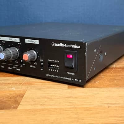 Audio-Technica AT-MX51 5-Channel Analog Microphone Preamp / Line Mixer [Extremely Rare!] image 3
