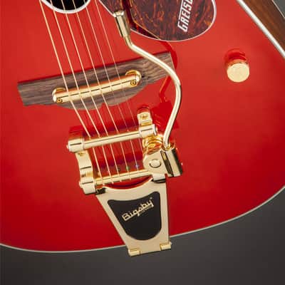 Gretsch G5034TFT  Rancher Fideli-Tron Pickup Bigsby Tailpiece Savannah Sunset image 4