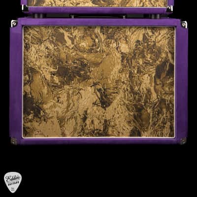 Amplified Nation Bombshell Overdrive 50w Head/1x12 Speaker Cab - Purple Suede & Liquid Gold Leaf #194 image 2