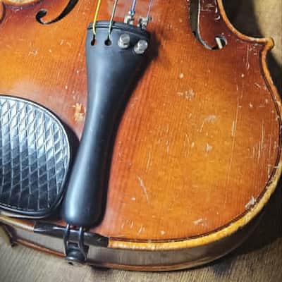 1965 |W.GER| E.R. Pfretzschner Strad Copy 4/4 Violin | Caspari Pegs | Baroque Bridge | Dominant | image 7