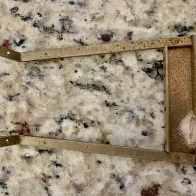 Silvertone Trapeze Tailpiece 50's-60's Silvertone Harmony Stella Kay image 3