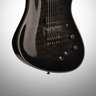 Schecter Hellraiser Hybrid Avenger FR-S Electric Guitar Black Burst w Sustainiac FREE CASE! image 4