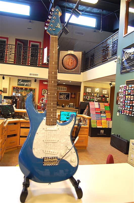 Peavey Raptor Custom SSS Electric Guitar Gulfcoast Blue w/ Rosewood Fretboard image 1