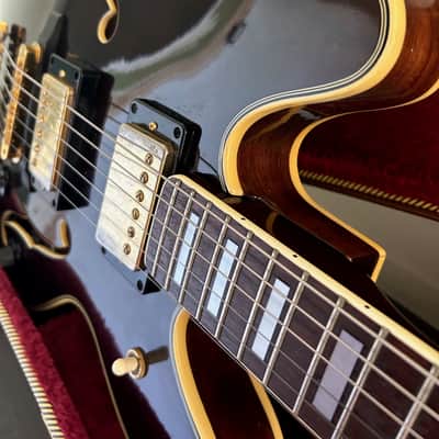Bradley ES-55W Double Cutaway Semi-Hollow 1975 Natural Rosewood image 13
