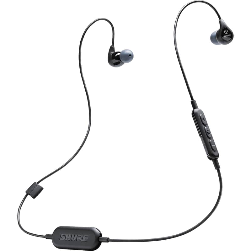 Shure SE112-K-BT1 Sound Isolating Earphones With Bluetooth Communication Cable Black image 1