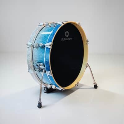 Dolby 18” Electronic Kick Drum Blue Sparkle for Roland Alesis image 4