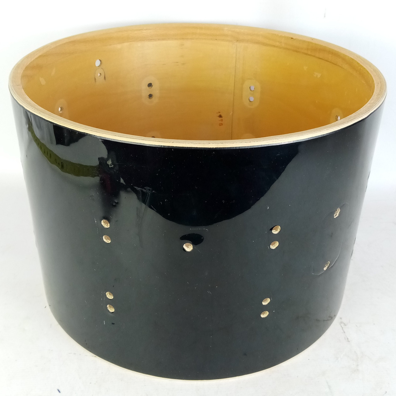 Premier 10x14"Tom Drum Shell Vintage 70s 3Ply Birch Olympic UK England Project* — main photograph