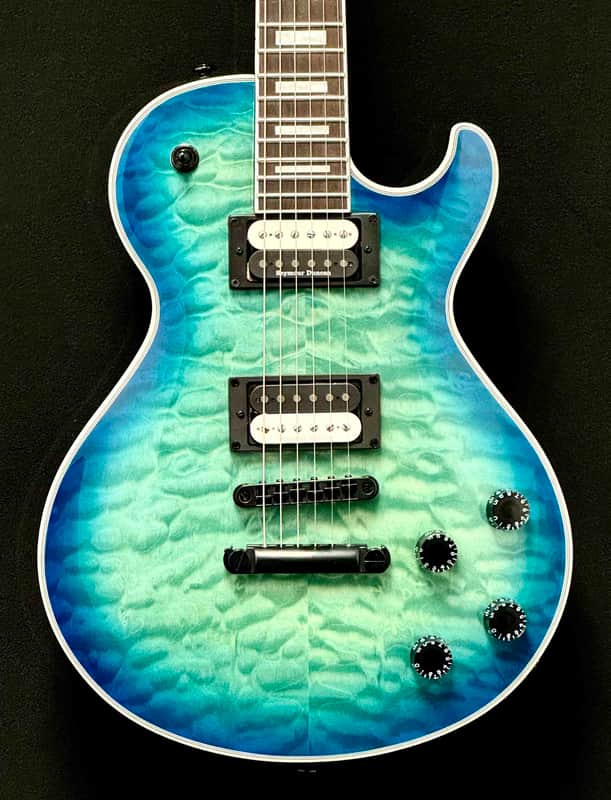 Dean - Select - Thoroughbred - Quilted Maple - Ocean Burst - Seymour Duncan SH5/APH1 Pickups - Discontinued, Call for Best Price !!! image 1