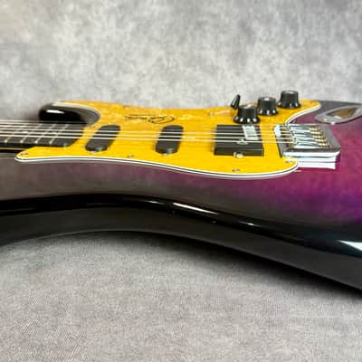Fretlight FG-551 LTD Edition Orianthi Signature Quilted Maple Top 2015 - Transparent Purple image 4