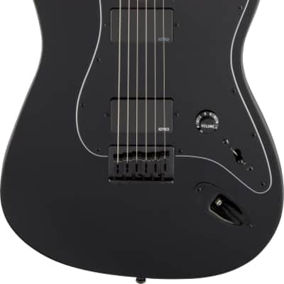Fender Jim Root Stratocaster Electric Guitar Ebony FB, Flat Black image 2